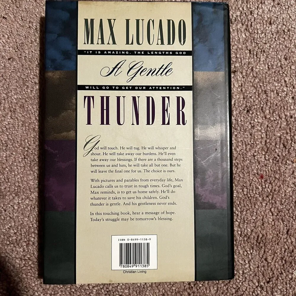 Max Lucado Bundle Of 5 Just Like Jesus, When Christ Comes, Gentle Thunder +2 - Picture 3 of 11